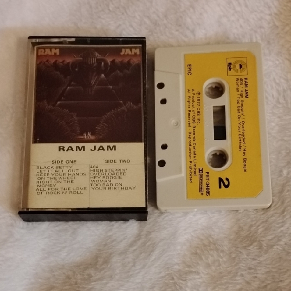 Ram Jam Cassette Tape with Case